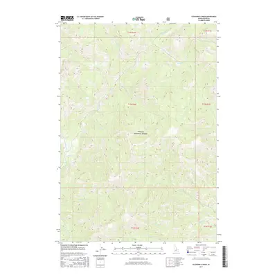 2017 Map of Elevenmile Creek, 2017 Print