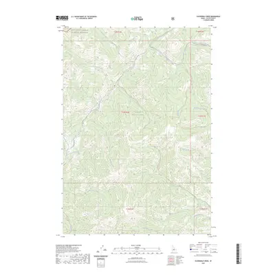 2023 Map of Elevenmile Creek, 2023 Print