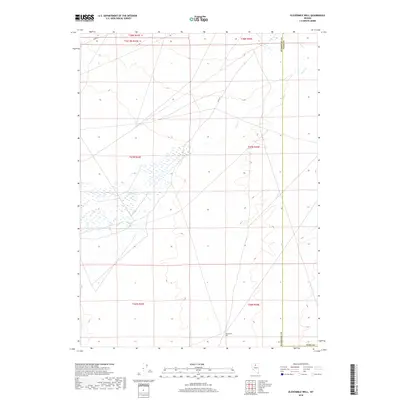 2018 Map of Elevenmile Well, 2018 Print