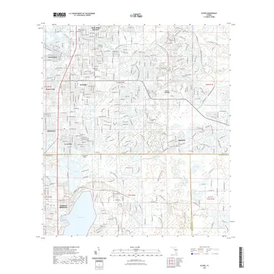 2021 Map of Elfers, 2021 Print