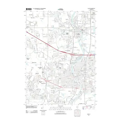 2012 Map of Elgin, 2012 Print