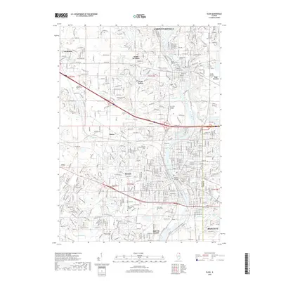 2018 Map of Elgin, 2018 Print