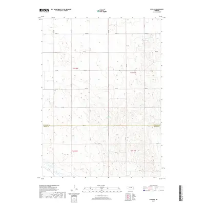 2017 Map of Elgin NW, 2017 Print