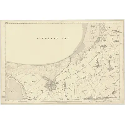 1870 Map of Elgin, Sheet VI, 1872 Print