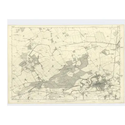 1868 Map of Elgin, Sheet VII, 1873 Print