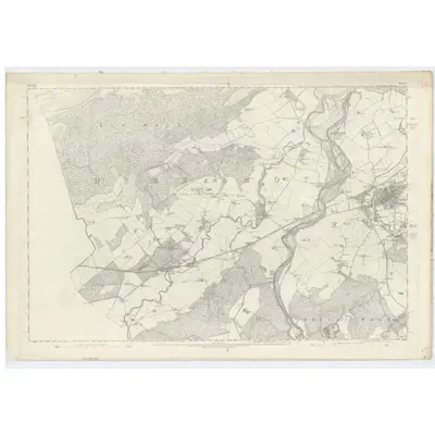 1868 Map of Elgin, Sheet X, 1872 Print