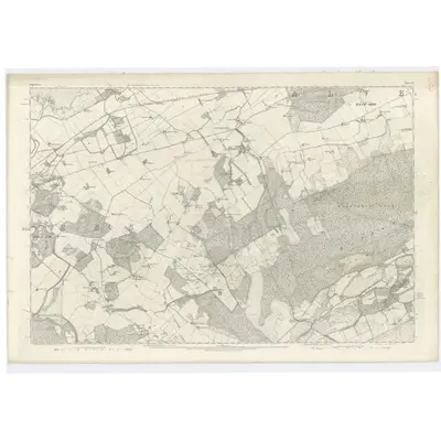 1870 Map of Elgin, Sheet XI, 1874 Print