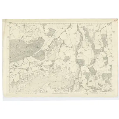 1870 Map of Elgin, Sheet XII, 1874 Print