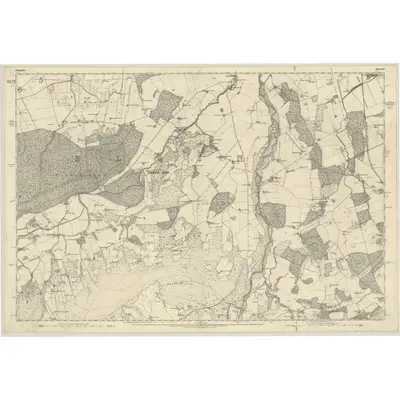 1870 Map of Elgin, Sheet XII, 1874 Print