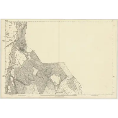 1870 Map of Elgin, Sheet XIV, 1874 Print