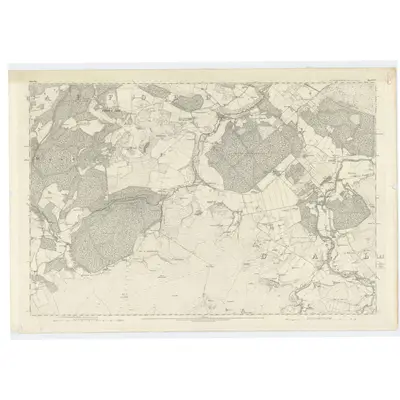 1871 Map of Elgin, Sheet XVI, 1874 Print