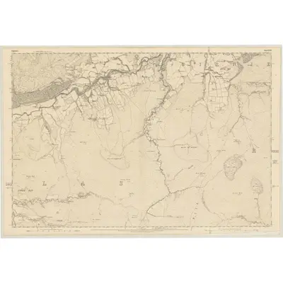 1871 Map of Elgin, Sheet XVII, 1874 Print