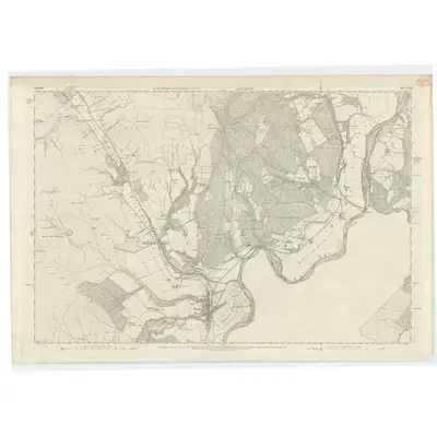 1871 Map of Elgin, Sheet XVIII, 1874 Print