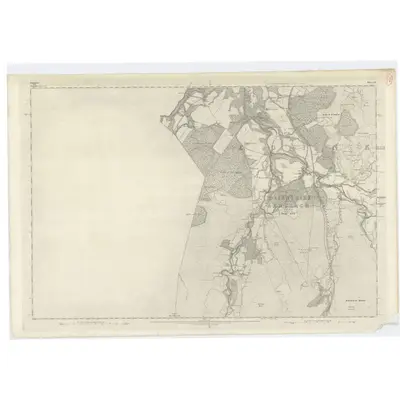 1871 Map of Elgin, Sheet XX, 1874 Print