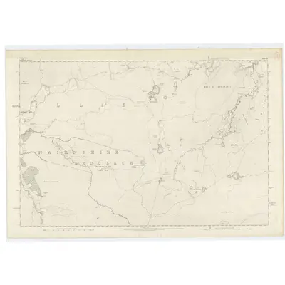 1871 Map of Elgin, Sheet XXI, 1874 Print