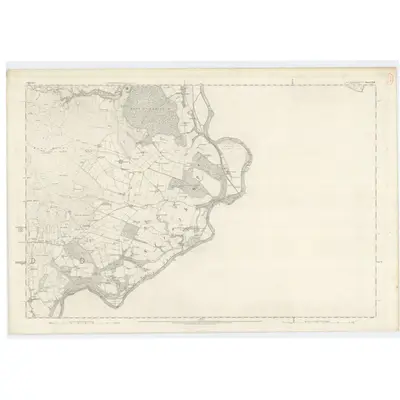 1870 Map of Elgin, Sheet XXIII, 1874 Print