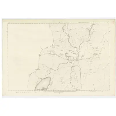 1868 Map of Elgin, Sheet XXIV, 1873 Print