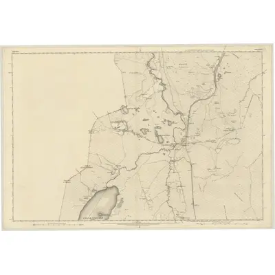 1868 Map of Elgin, Sheet XXIV, 1873 Print