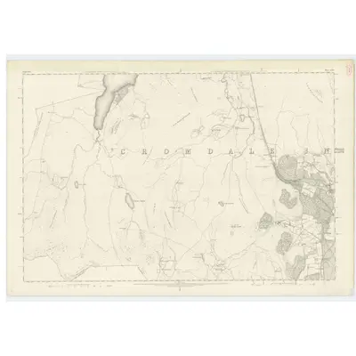 1868 Map of Elgin, Sheet XXIX, 1874 Print