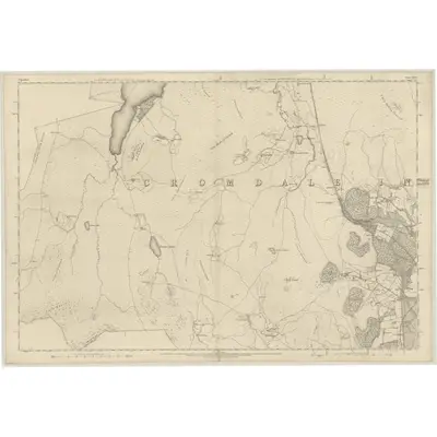 1868 Map of Elgin, Sheet XXIX, 1874 Print