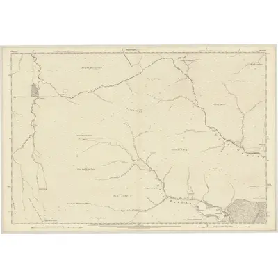1868 Map of Elgin, Sheet XXV, 1873 Print