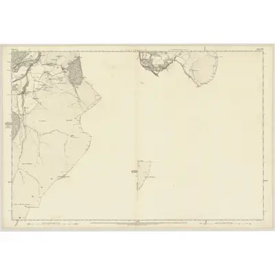 1869 Map of Elgin, Sheet XXXI (with inset XXXIV), 1874 Print