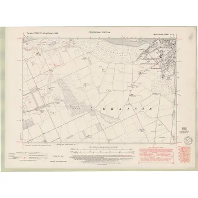 1938 Map of Elginshire Sheet II.SE, 1949 Print