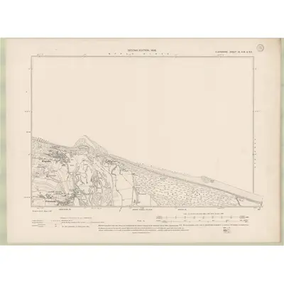 1903 Map of Elginshire Sheet IX.NW & NE, 1905 Print