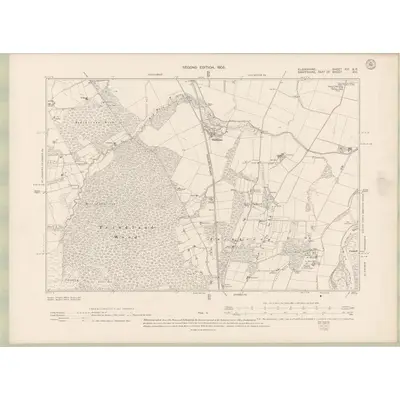 1903 Map of Elginshire Sheet XIII.SE, 1905 Print