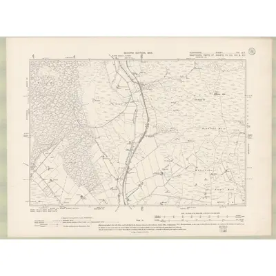 1903 Map of Elginshire Sheet XIV.SE, 1905 Print
