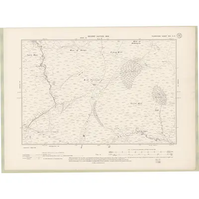 1903 Map of Elginshire Sheet XVII.SE, 1905 Print