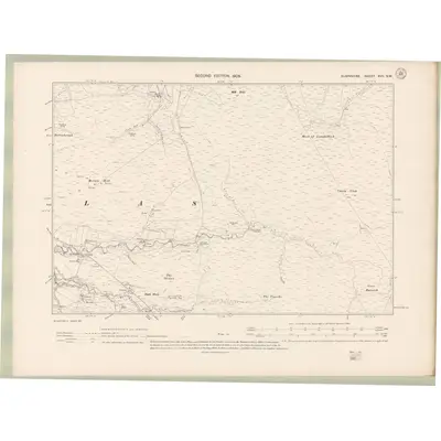 1903 Map of Elginshire Sheet XVII.SW, 1905 Print