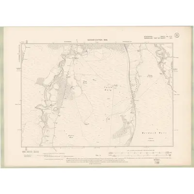 1904 Map of Elginshire Sheet XX.SE, 1906 Print