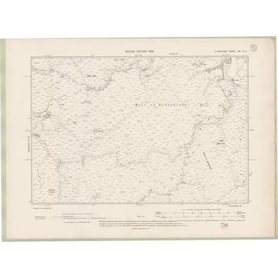 1903 Map of Elginshire Sheet XXI.NE, 1905 Print