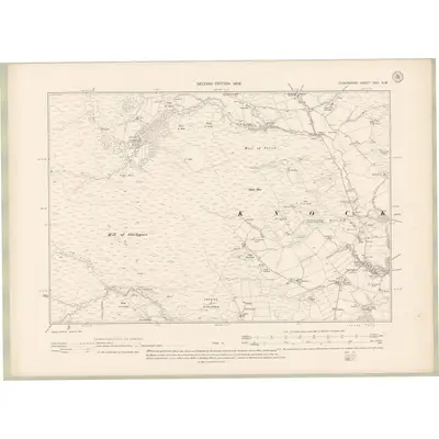 1903 Map of Elginshire Sheet XXII.SW, 1906 Print