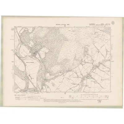 1903 Map of Elginshire Sheet XXIII.NE, 1906 Print