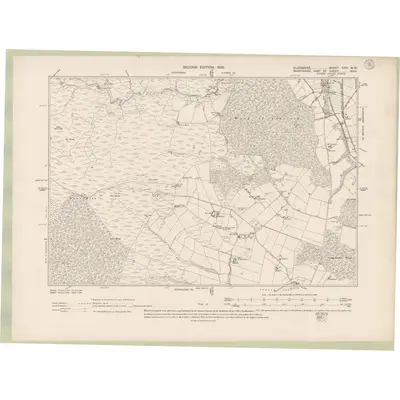 1903 Map of Elginshire Sheet XXIII.NW, 1905 Print