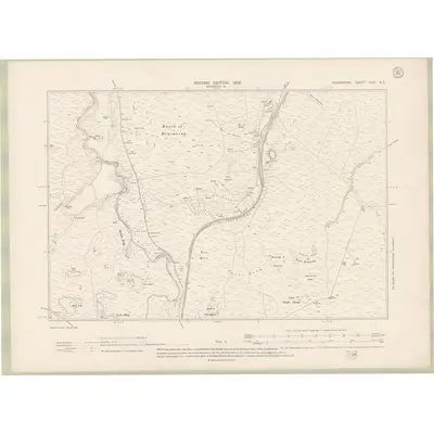 1903 Map of Elginshire Sheet XXIV.NE, 1905 Print