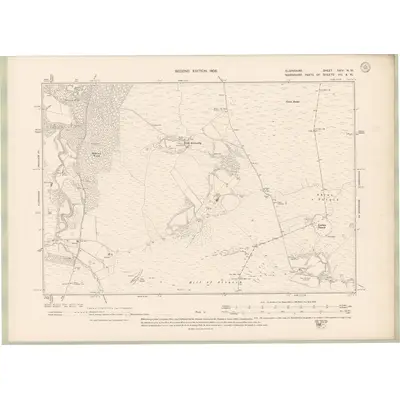 1904 Map of Elginshire Sheet XXIV.NW, 1906 Print