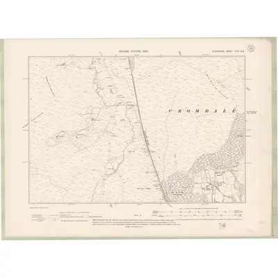 1904 Map of Elginshire Sheet XXIX.NE, 1905 Print