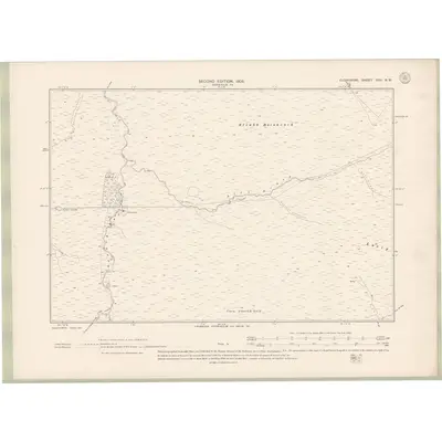 1903 Map of Elginshire Sheet XXV.NW, 1905 Print