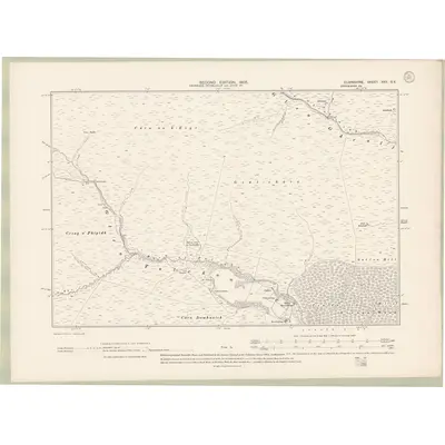 1903 Map of Elginshire Sheet XXV.SE, 1905 Print