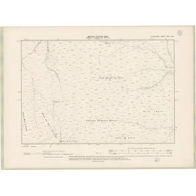 1903 Map of Elginshire Sheet XXV.SW, 1905 Print