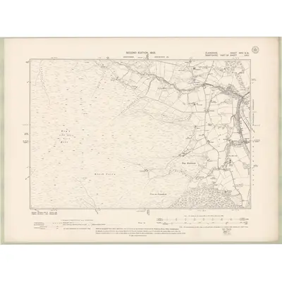 1903 Map of Elginshire Sheet XXVI.NW, 1905 Print