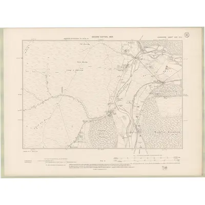 1904 Map of Elginshire Sheet XXX.NE, 1905 Print
