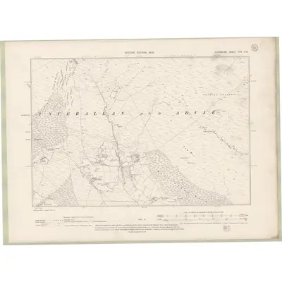 1904 Map of Elginshire Sheet XXX.NW, 1905 Print
