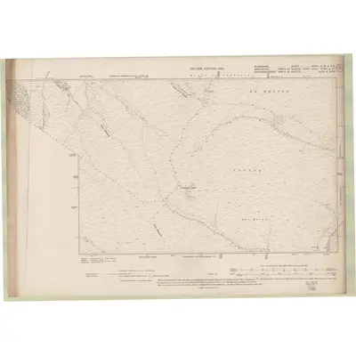1904 Map of Elginshire Sheet XXXIII.SW & SE, 1905 Print