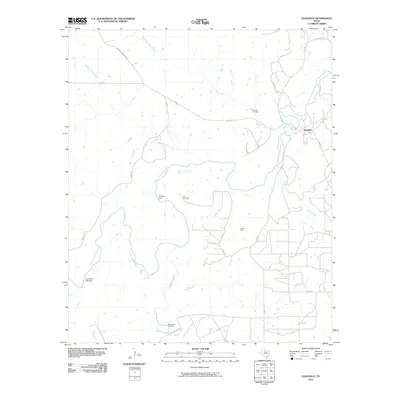 2010 Map of Eliasville, 2010 Print