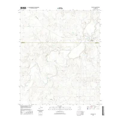 2016 Map of Eliasville, 2016 Print