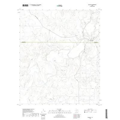 2019 Map of Eliasville, 2019 Print